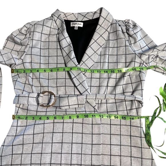 Nwt Emerald Sundae Belted Striped Dress Long Sleeve - Picture 5 of 9